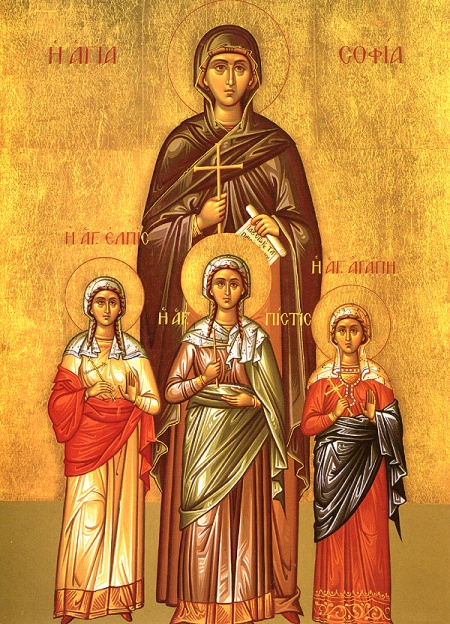 Saint Sophia and Her Three Children Faith, Hope, and Love